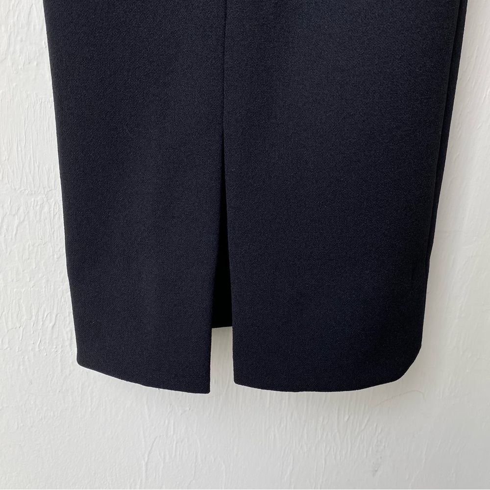 JOSEPH RIBKOFF Back Slit Classic Black Slim Fit Pull On Ankle Pants, size 12 - Picture 5 of 11